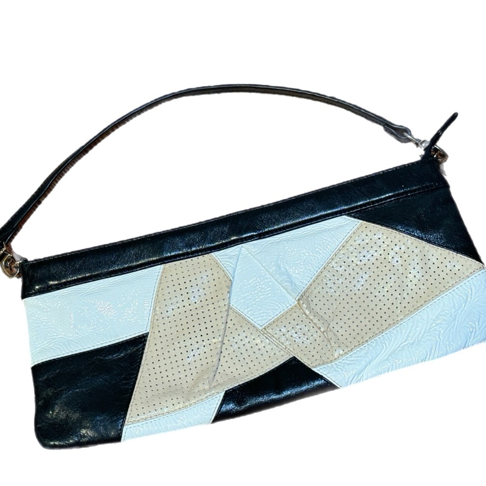 Hobo International Vintage Patchwork Design with Built in Wallet Mint Condition